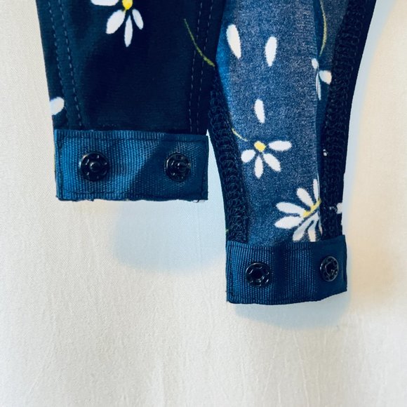 ‘Nordstrom by Cristina Martinez’ Evil Eye Bodysuit in Blue & Yellow - Picture 8 of 8